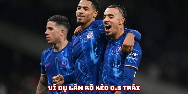 Ví dụ làm rõ kèo 0.5 trái cho người mới