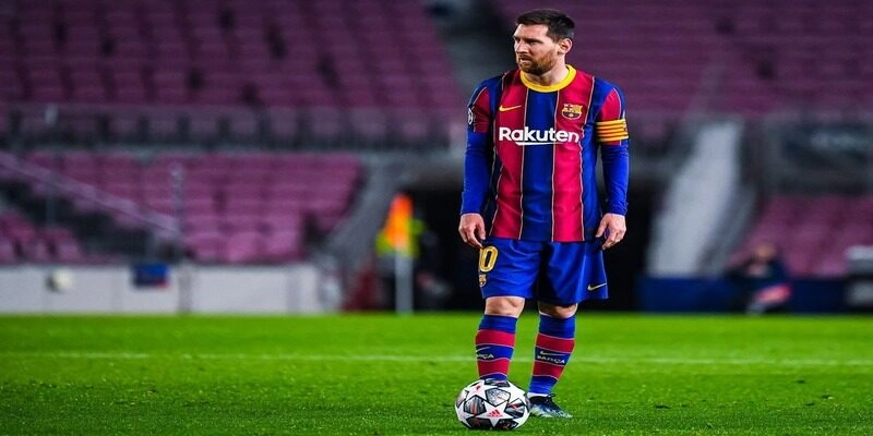 Lionel Messi trong màu áo Barcelona huyền thoại