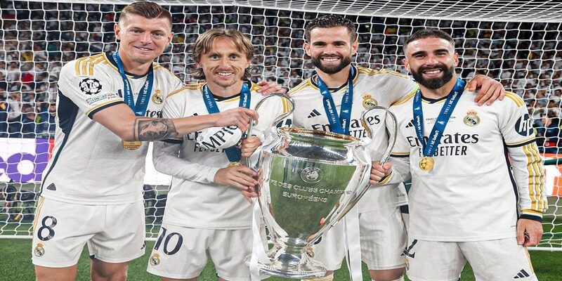 Real Madrid quy tụ những ngôi sao đẳng cấp thi đấu nổi bật tại đấu trường châu Âu
